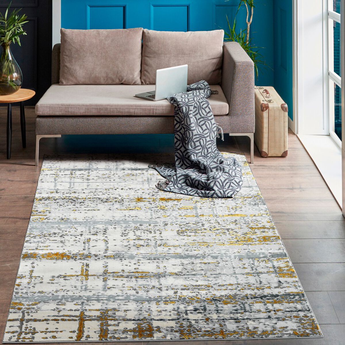 Alfombra Modalfo Babil 240 x 300 cm Dorado