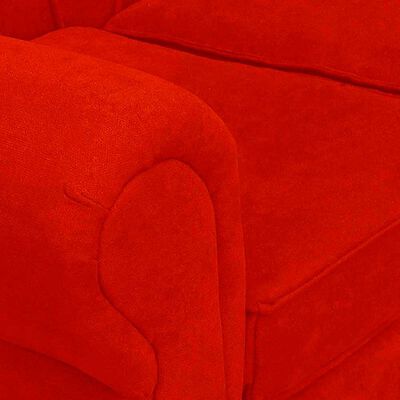 Imagen 2 del producto Juego de Living Elegant Detail Marsella Sofá 3 Cuerpos + Sofá 2 Cuerpos Rojo