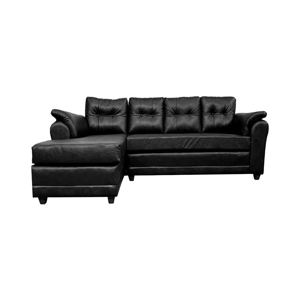 Sofá Seccional Muebles MPR Journey 3 Negro