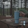 Vaso T&eacute;rmico Tumbler Lhotse Acero Inoxidable con Tapa 1180ml Azul Cielo