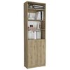 Estante 2 Puertas + Complemento TuHome Home Macadamia