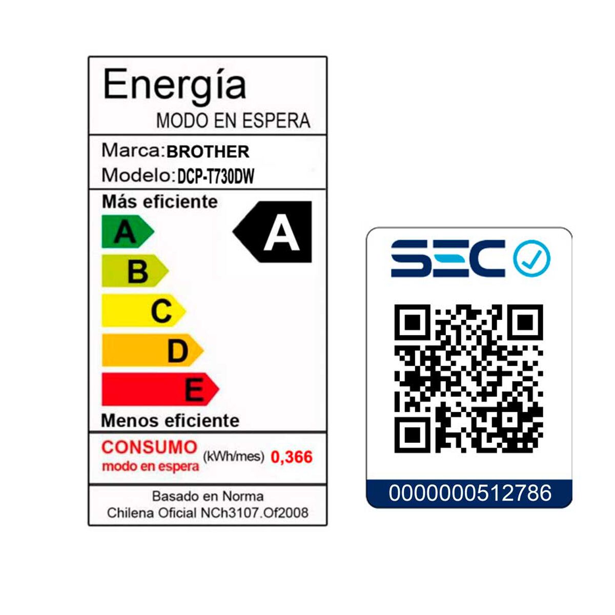 Multifuncional Brother Tinta Continua DCPT730DW Wifi, Dúplex y ADF