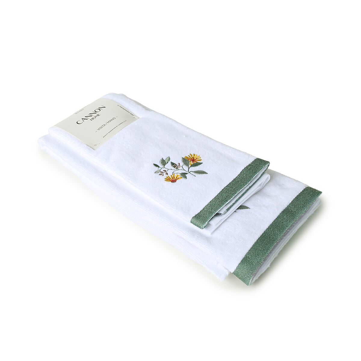 Set 2 Toallas de Ba&ntilde;o Cannon Bordada Fauna