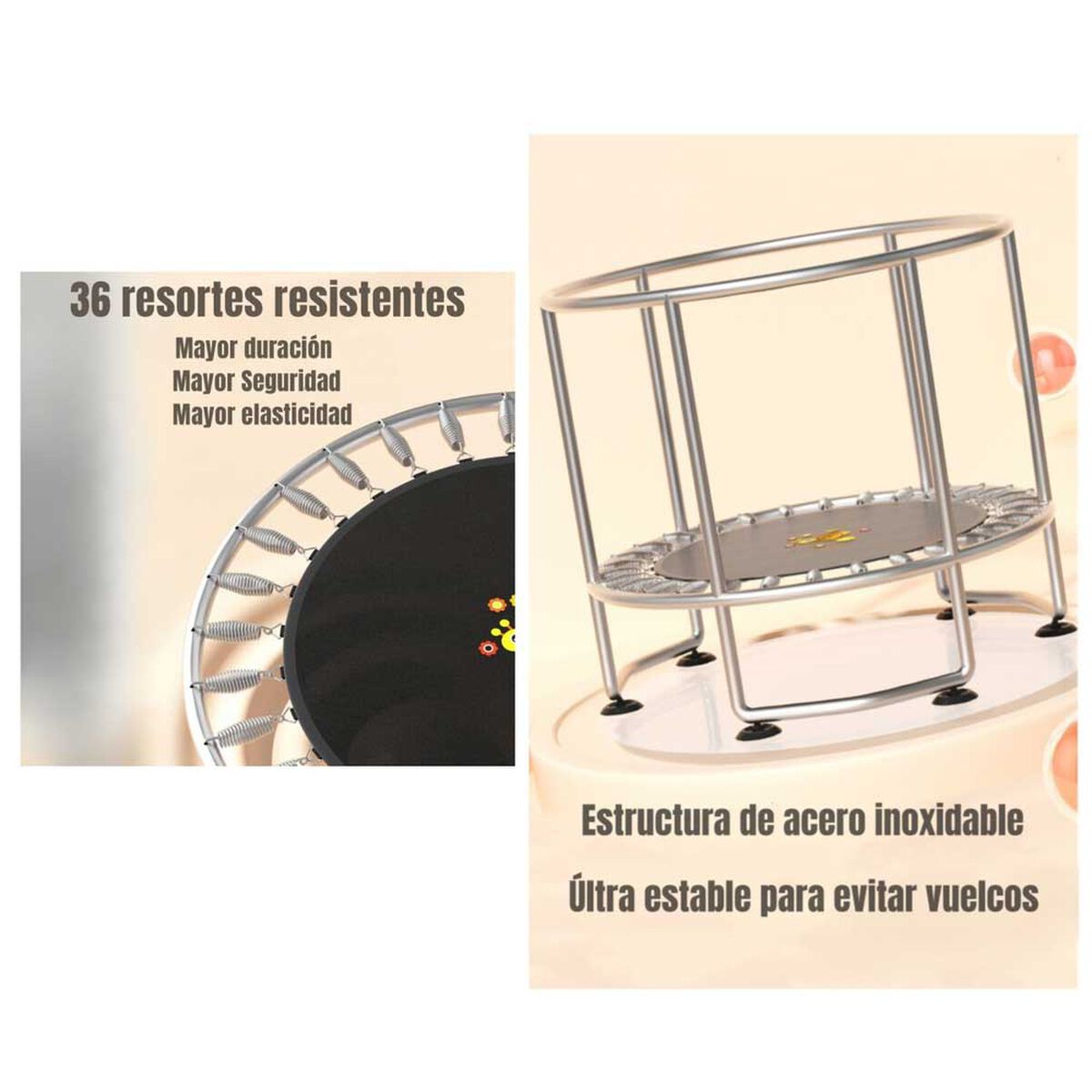 Cama Elástica Lubabycas Air 150 cm más Juegos