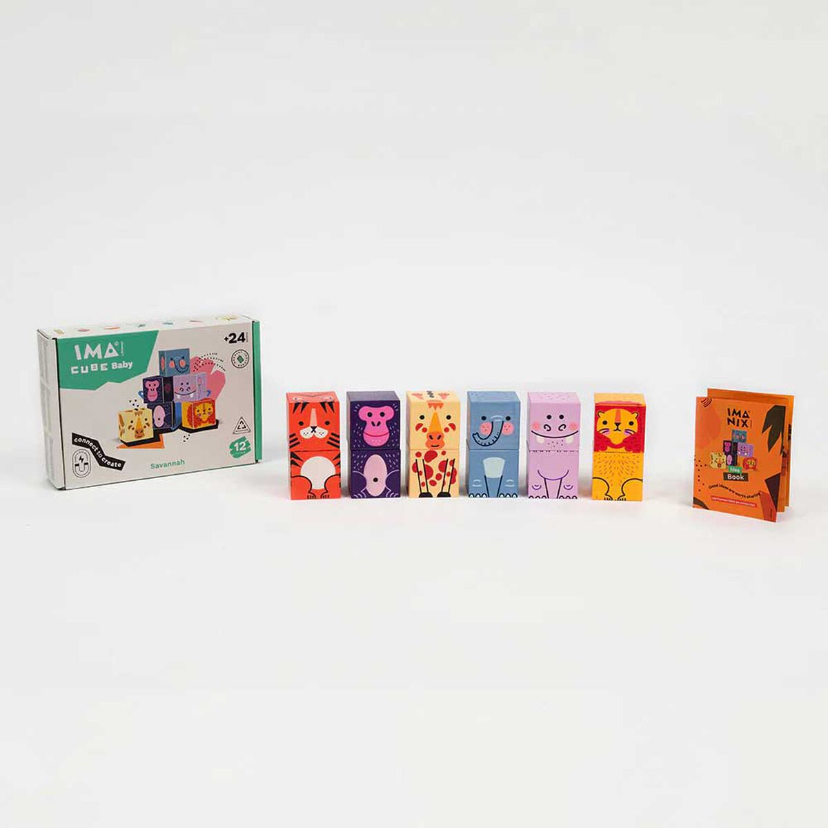 Juego Magn&eacute;tico Imacube Baby - Savannah