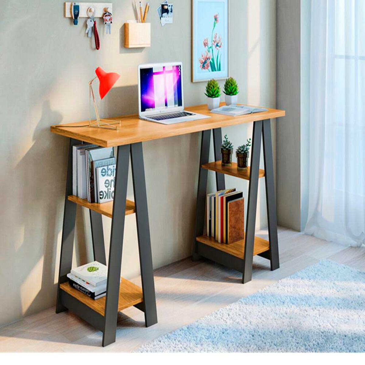 Escritorio Di Poretti Vigor Gris