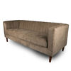 Sofá Tela Velvet Latam Home Sorrento 3 Cuerpos