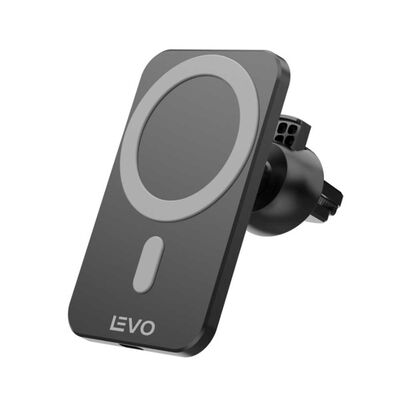 Cargador Magnético Inalámbrico Levo V+ Negro para Auto
