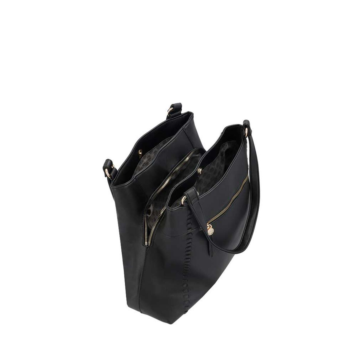 Cartera de Hombro Secret Monaco FW25 L Negro