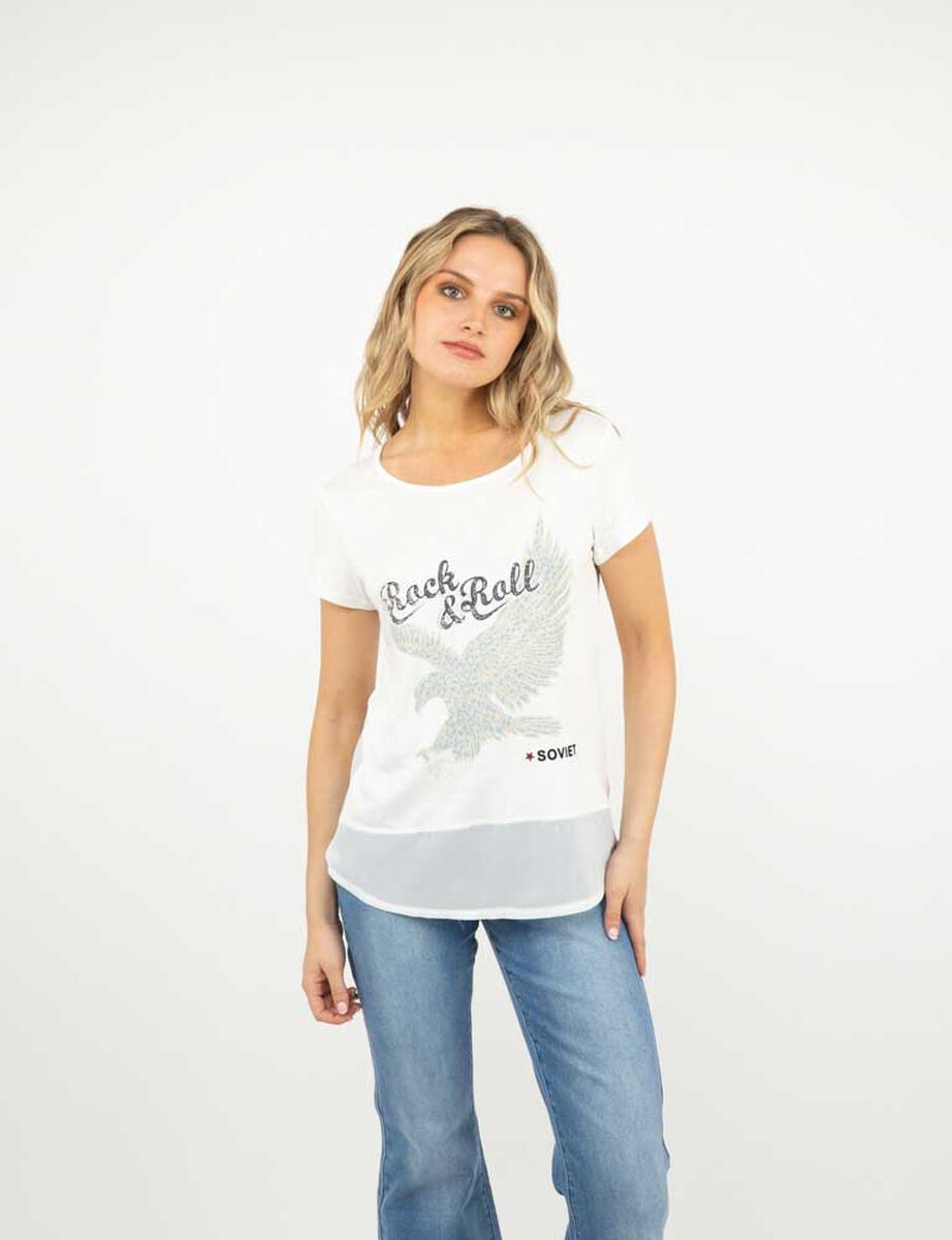 Polera Manga Corta Mujer Soviet