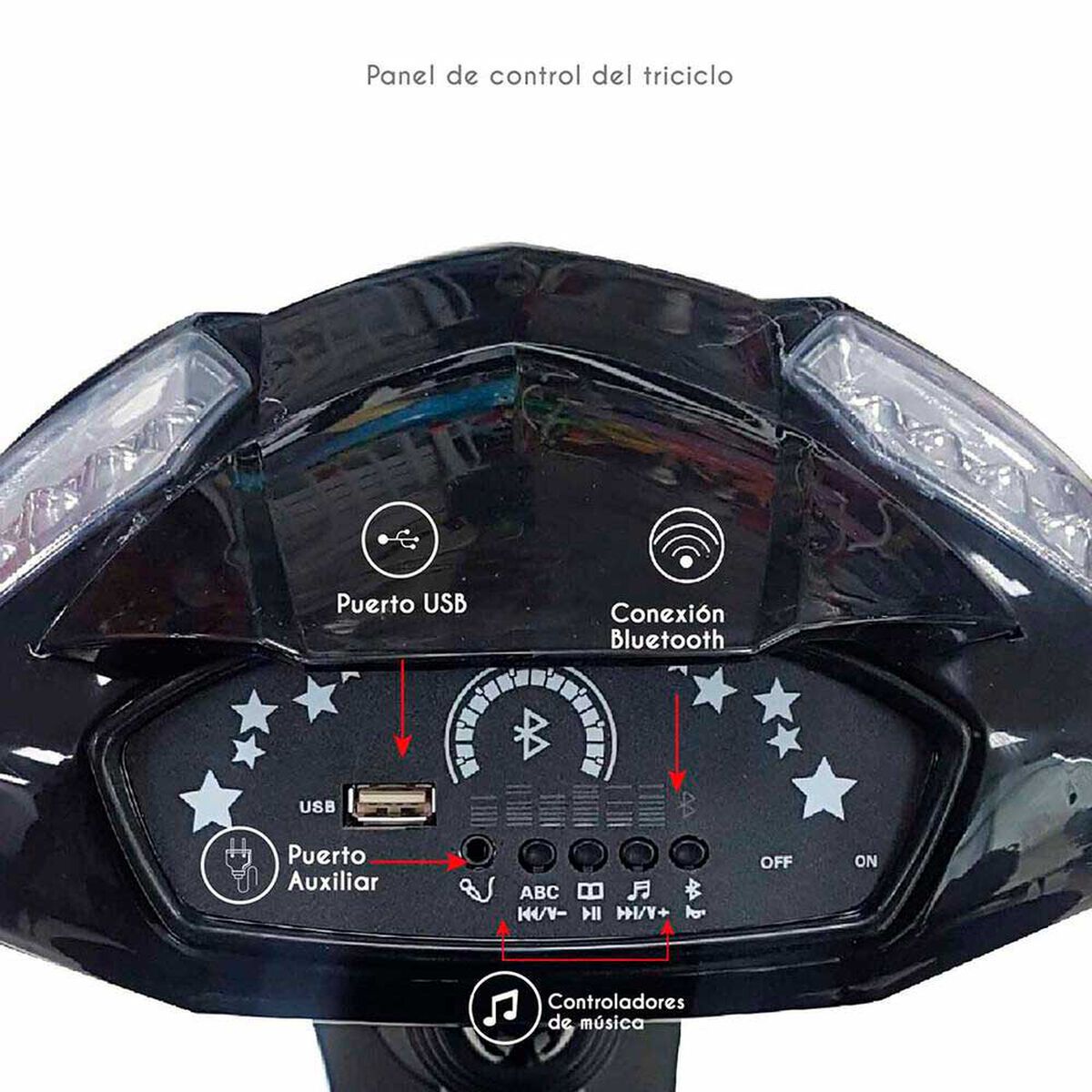 Triciclo Bluetooth Reversible One Click RS-4080