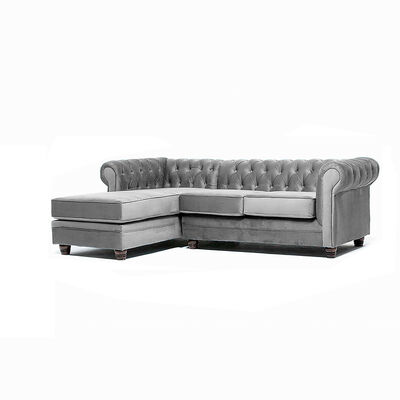 Imagen 1 del producto Sofá Seccional Barra Design Chesterfield Izquierdo 3 Cuerpos Gris
