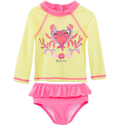 Traje de Baño Polera + Calzón UV 50+ Chess Baby