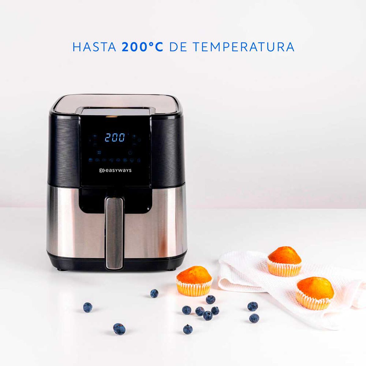 Freidora de Aire EasyWays Air Fryer Chic 5,5 lts.