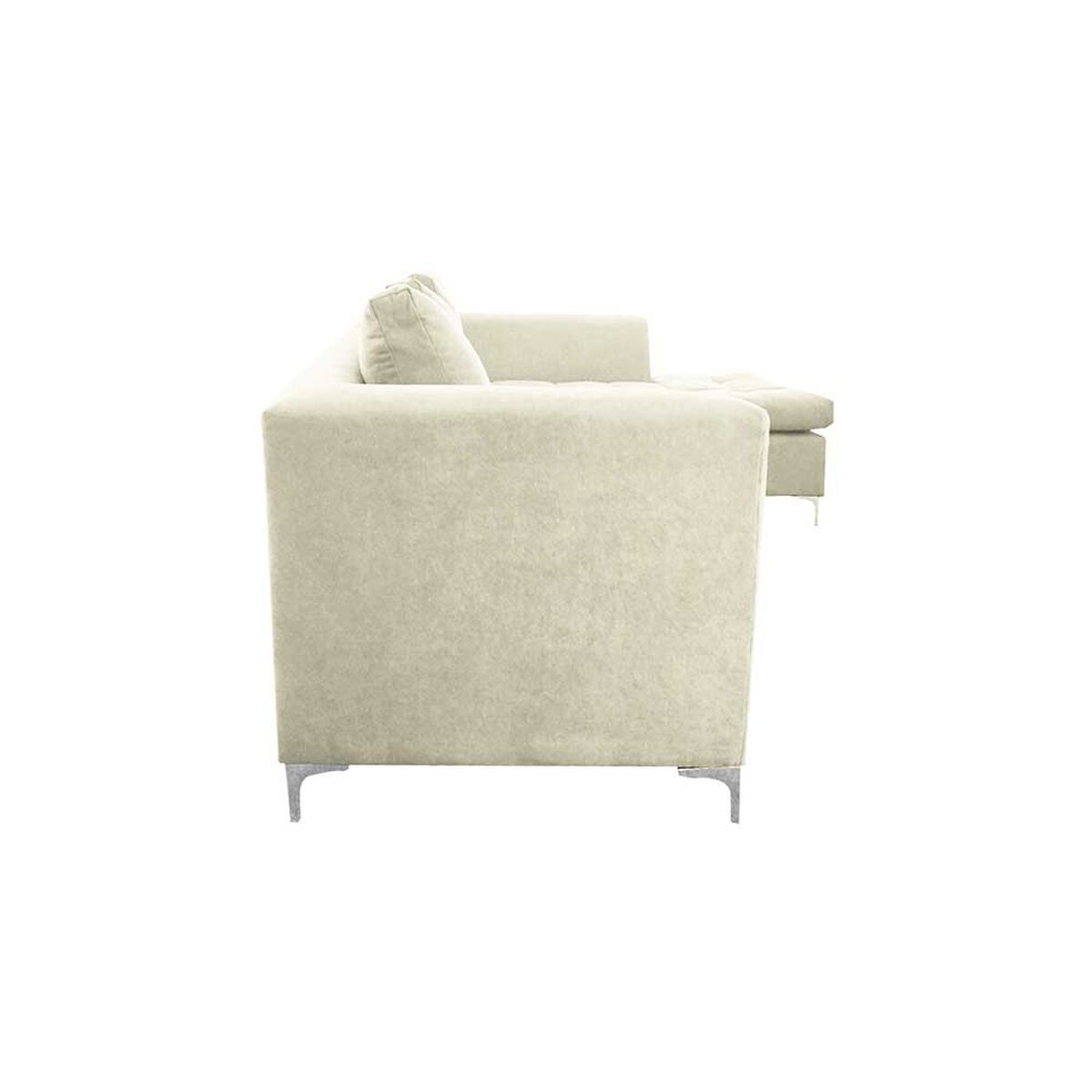 Sofá Seccional Derecho Deco Class Imperio 3 Cuerpos Beige