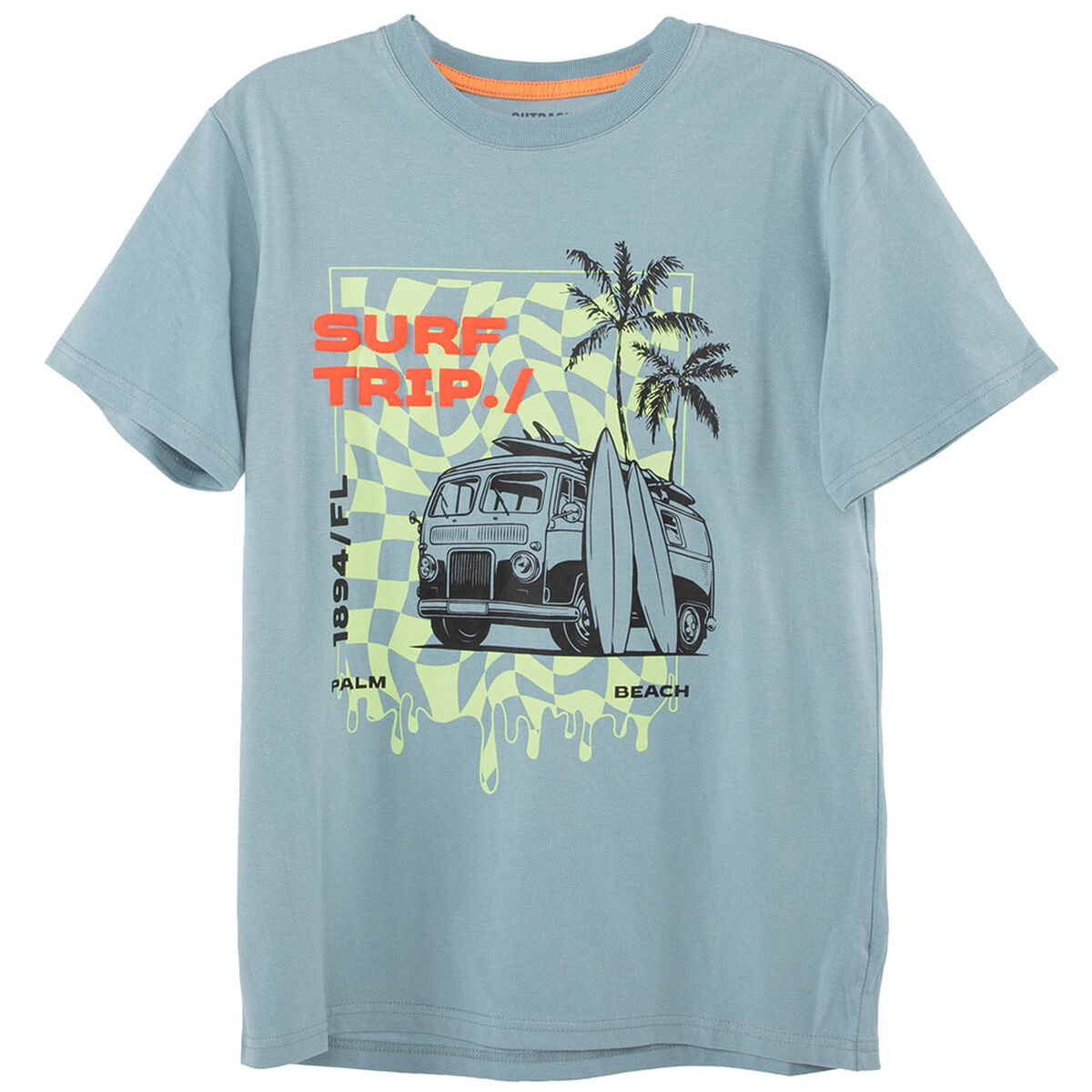 Polera Estampada Manga Corta de Algodón Niño Cutback