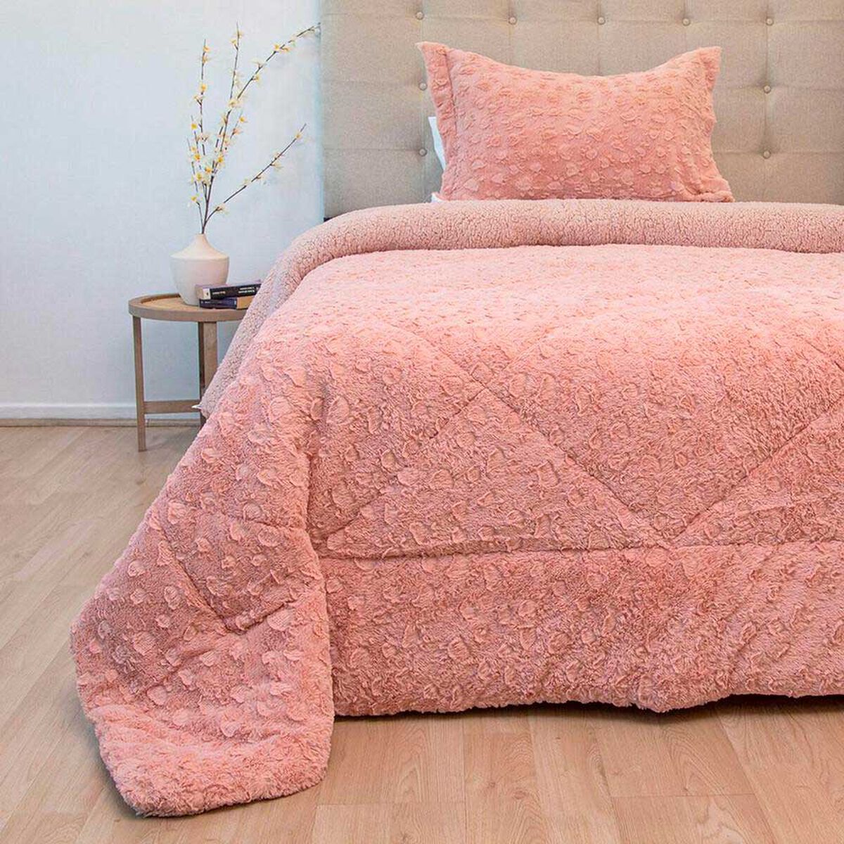 Cubrecama Doral 2 Plazas Rosa Senses