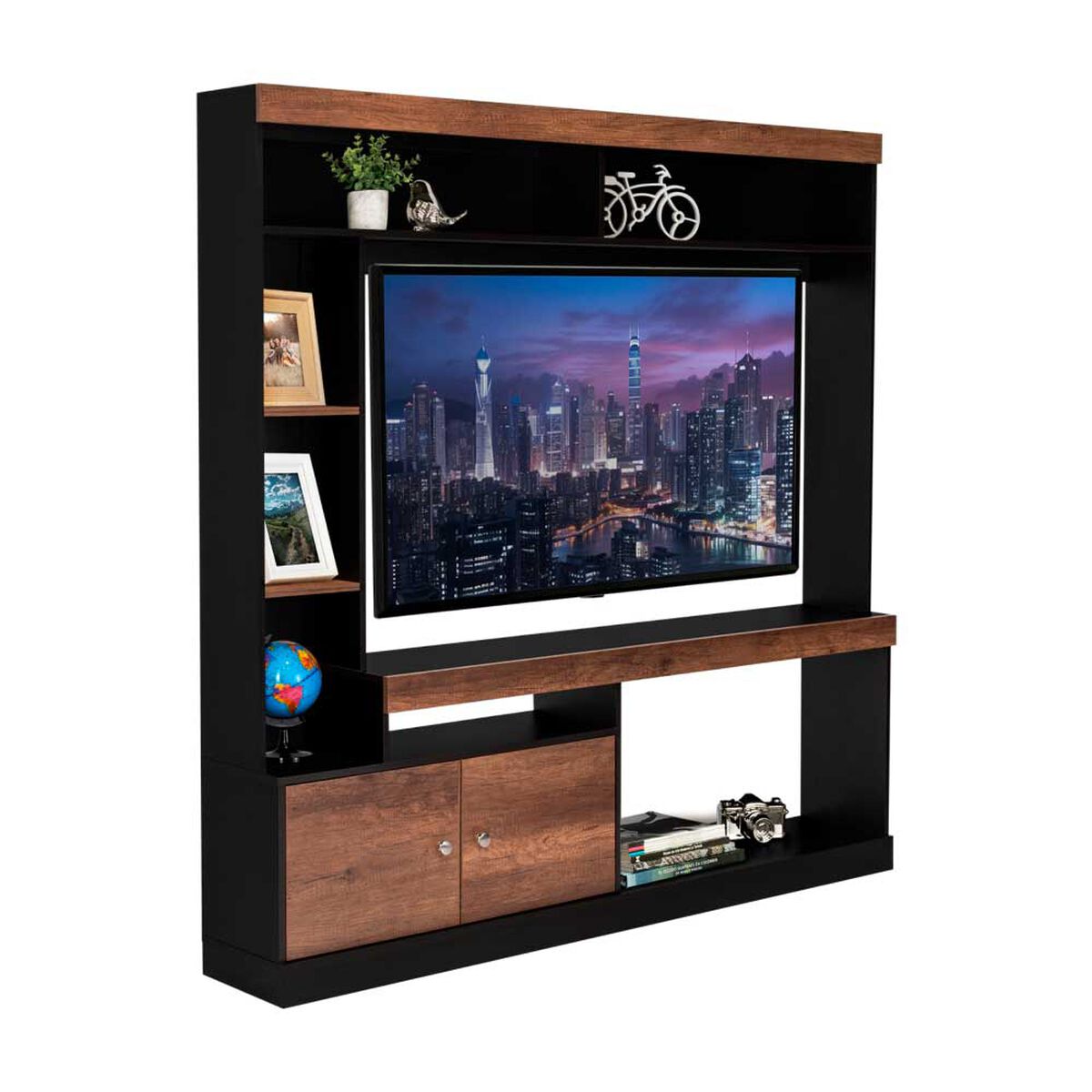 Centro de Entretenimiento Tuhome Classic Color Hasta 55" Caramelo