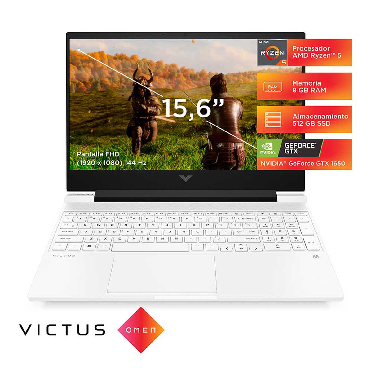 Notebook HP VICTUS 15-fb0115la AMD Ryzen 5 8GB 512GB SSD 15,6"