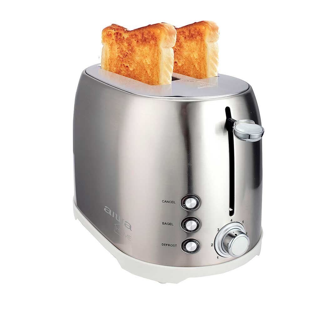 Aiwa AW-TD1729A 2 Rebanadas Gris Platinado, foto 4