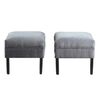 Set Pouf 2 Bodevir Sky Felpa 00 Gris 