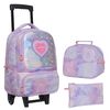 Pack Con Ruedas Bakan Tie Dye Heart Lila Head