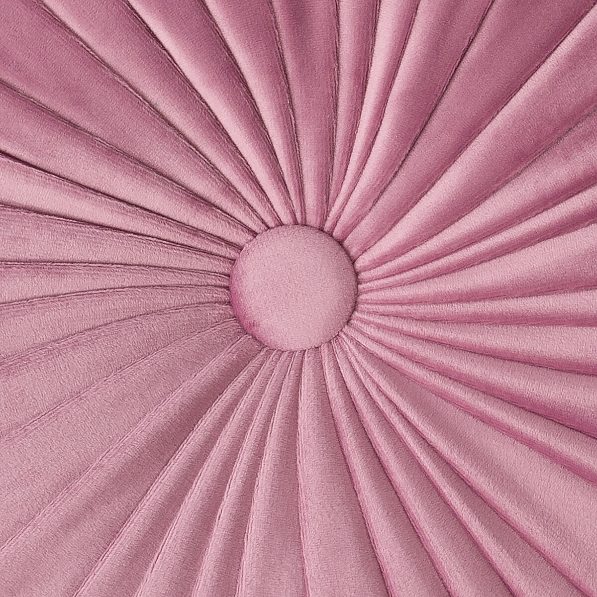 Cojín Velvet Redondo Rosa Diametro 40 cm