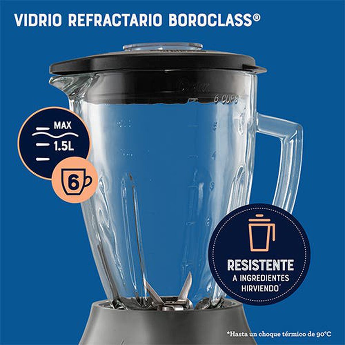 Licuadora Oster BLSTPEGGPB-052 1,5 lts.