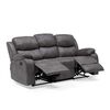 Sofá Reclinable Manual VYS SPA Isabel 3 Cuerpos Gris