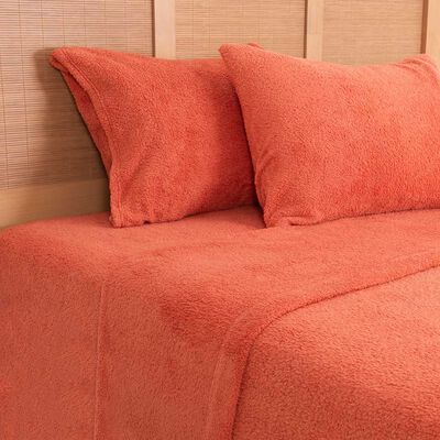 Imagen 2 del producto Juego de Sábanas Mashini 2 Plazas Liso Terracota