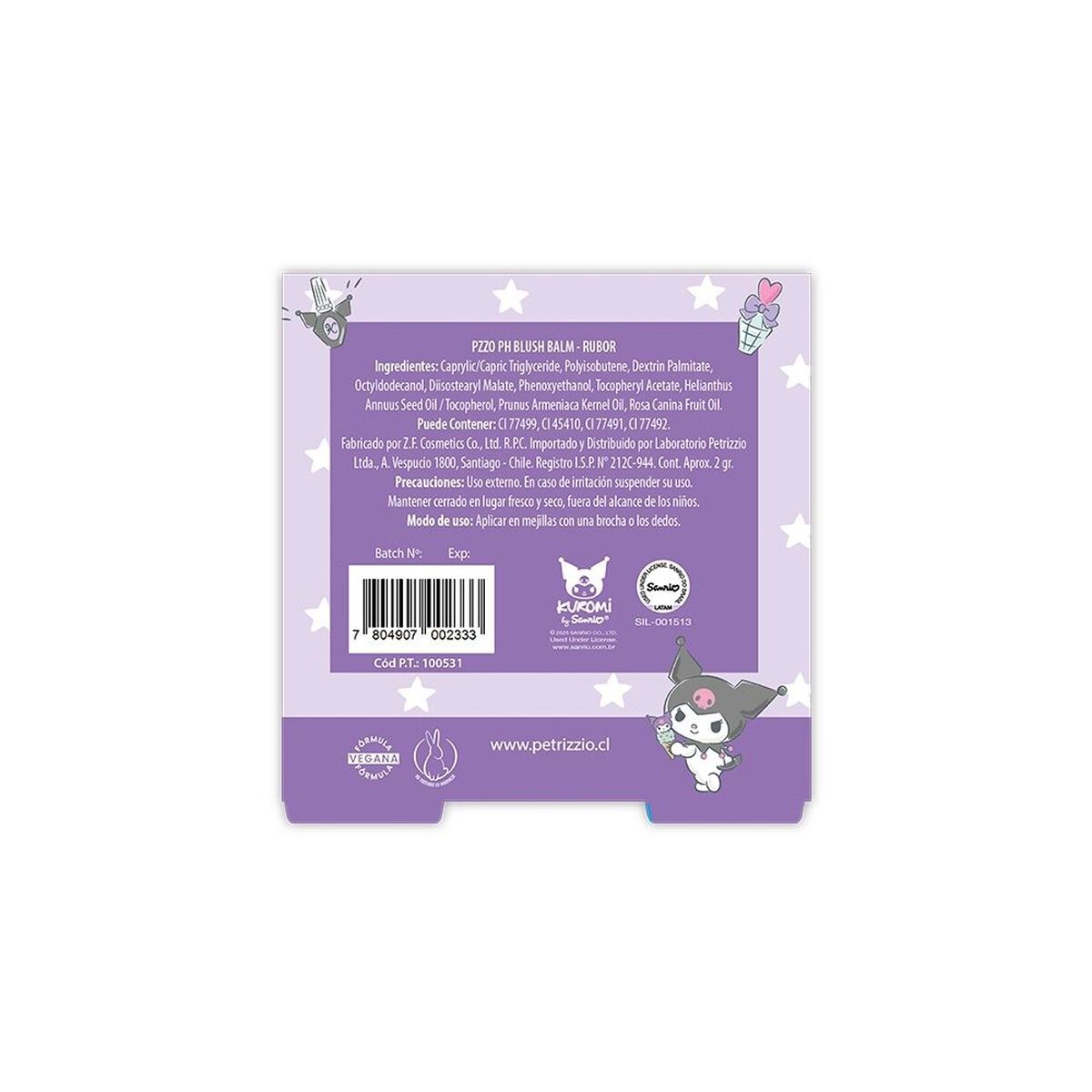 pH Blush Kuromi textura ligera Petrizzio