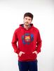 Polerón Con Gorro de Algodón Hombre Barcelona