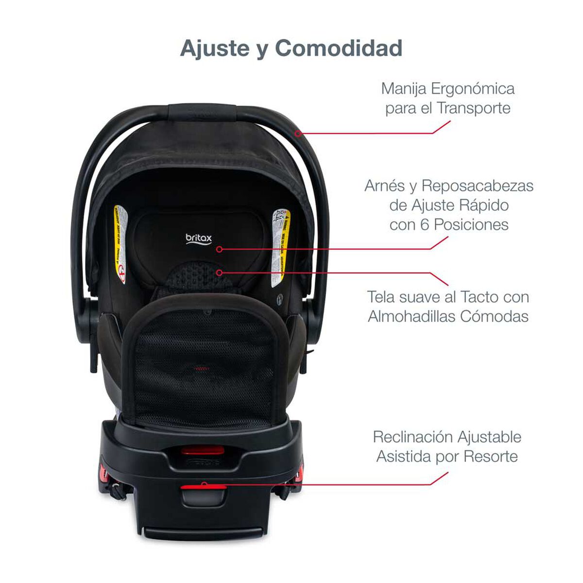 Coche Travel System B-Free Negro Britax