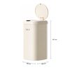 Basurero 28 L Eko Vintage con Sensor Bin Crema