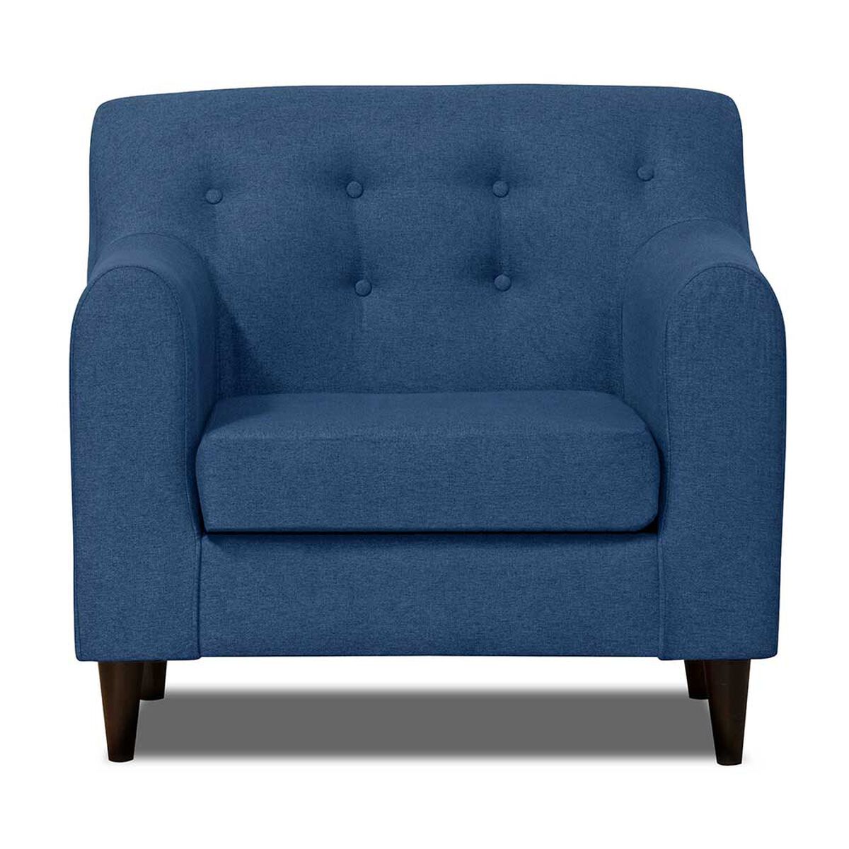 Juego de Living Innovamuebles Dali Sofá 3 Cuerpos + Dos Sillones 1 Cuerpo Azul