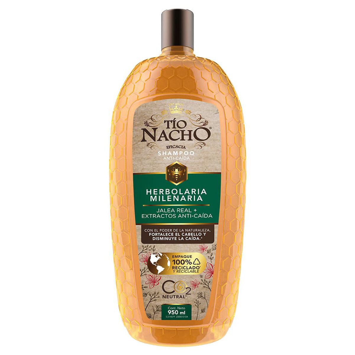 Shampoo Herbolaria Tío Nacho 950 ml