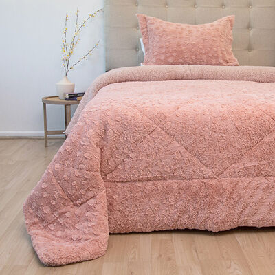 Cubrecama Doral 2 Plazas Rosa Senses