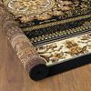Alfombra Modalfo Kashan King Negro 123 x 185 cm