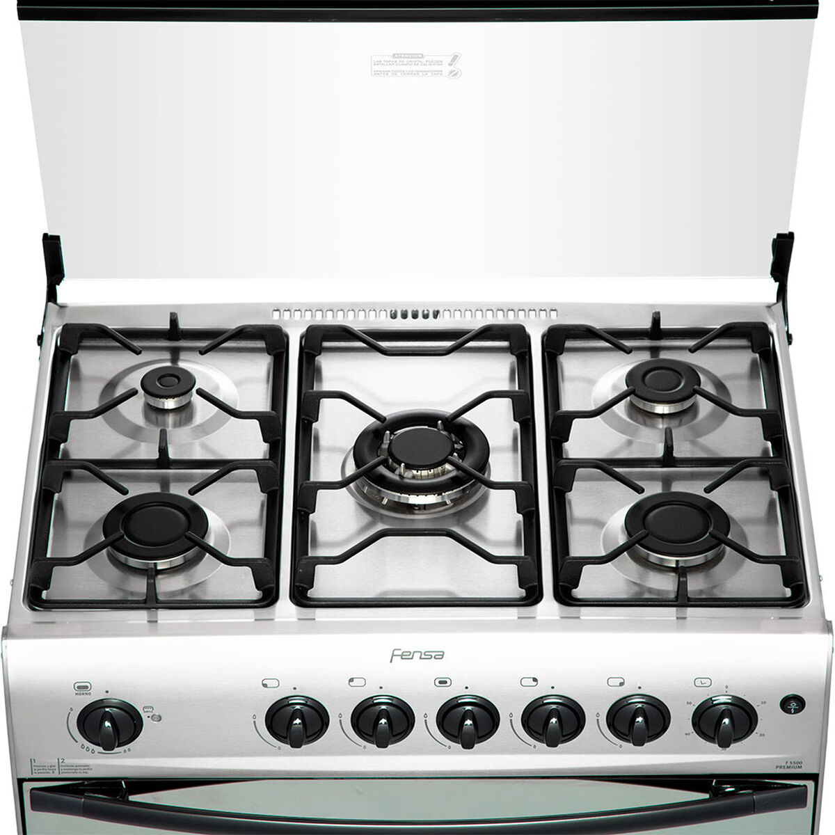 Cocina a Gas Fensa F5500 Premium 5 Quemadores