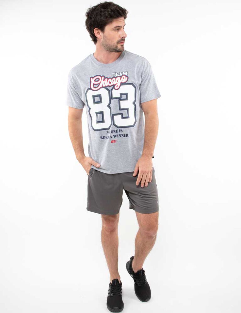 Polera Deportiva Hombre Black County