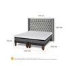 Cama Europea CIC Base Dividida Súper King Balance + Respaldo Sesia