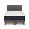 Cama Europea CIC Base Dividida 2 Plazas Grand Premium + Respaldo Kavery