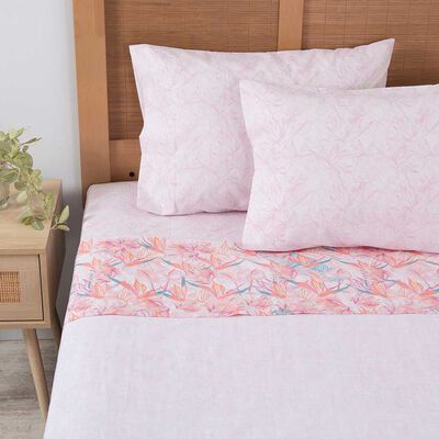 Juego de Sábanas Estampado Mashini 180 Hilos 2 Plazas Paradia