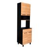 Mueble de Cocina TuHome Luna 4 Puertas Wengue Fresno Europeo