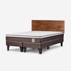 Cama Europea Rosen Base Dividida 2 Plazas New Style 4 Plus + Respaldo Tabor