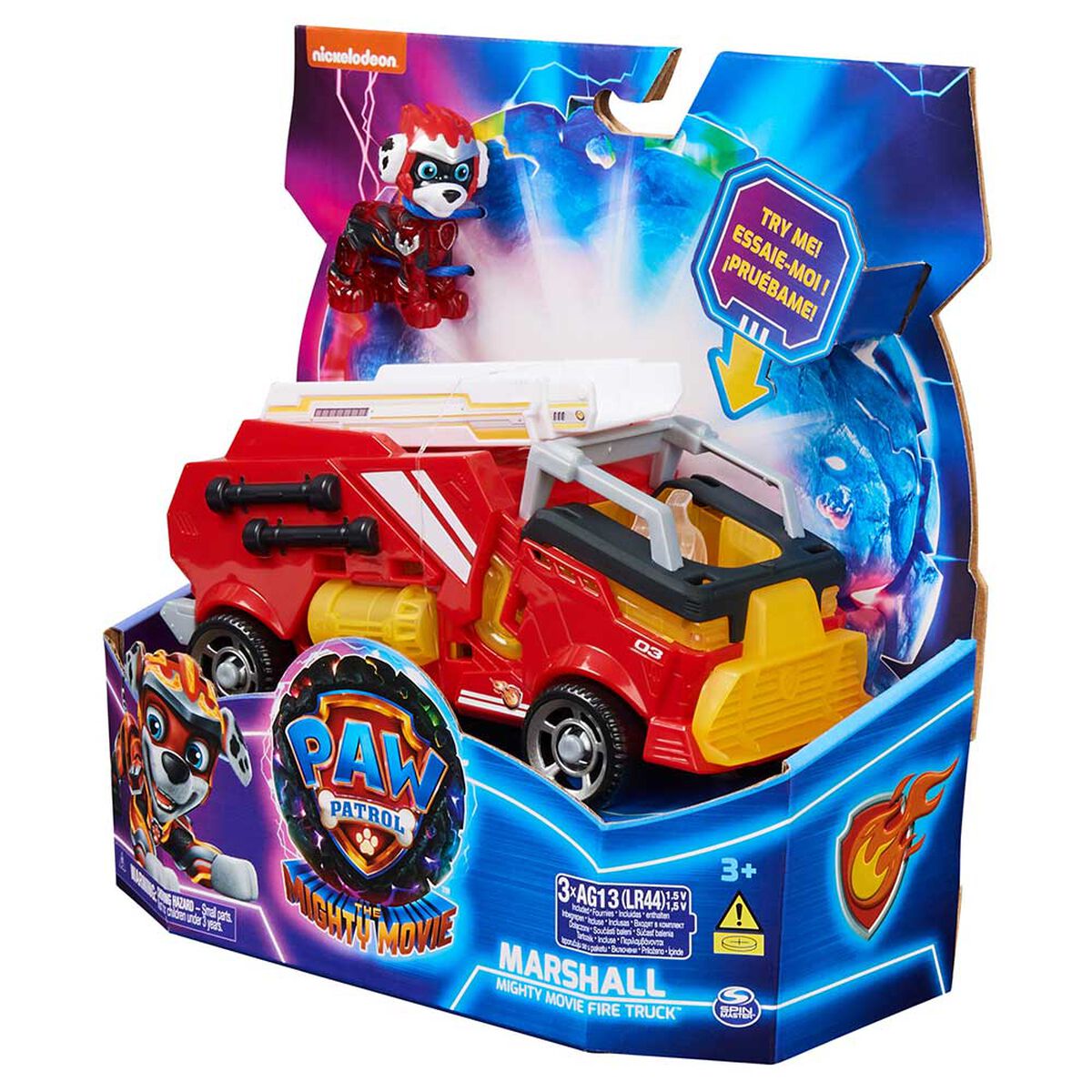 Figura Paw Patrol Mighty Veh Marshall Película
