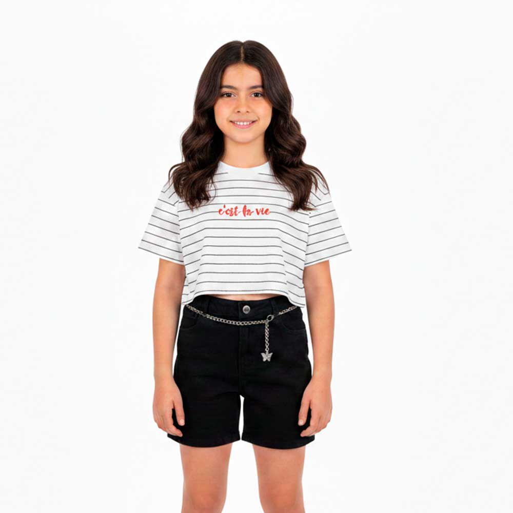 Polera Manga Corta Niña Mila