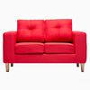 Sof&aacute; Kea Infinity Tela 2 Cuerpos Rojo
