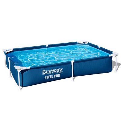 Imagen 1 del producto Piscina Estructural Rectangular Bestway Steel Pro 150x221 cm 1200 Litros