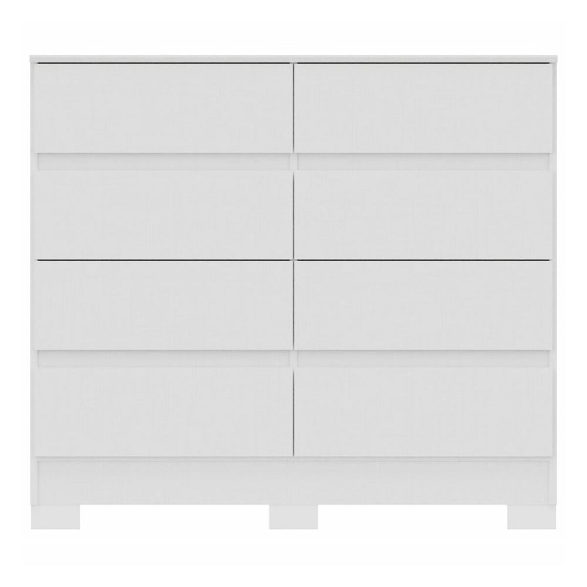 Cómoda Vekkahome Lara 8 Cajones Blanco